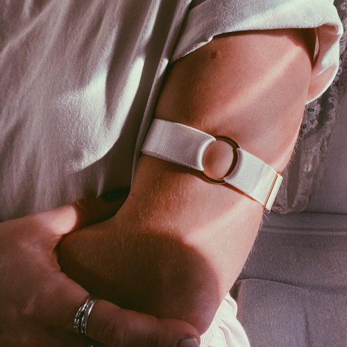 Optuigers choker / arm strap